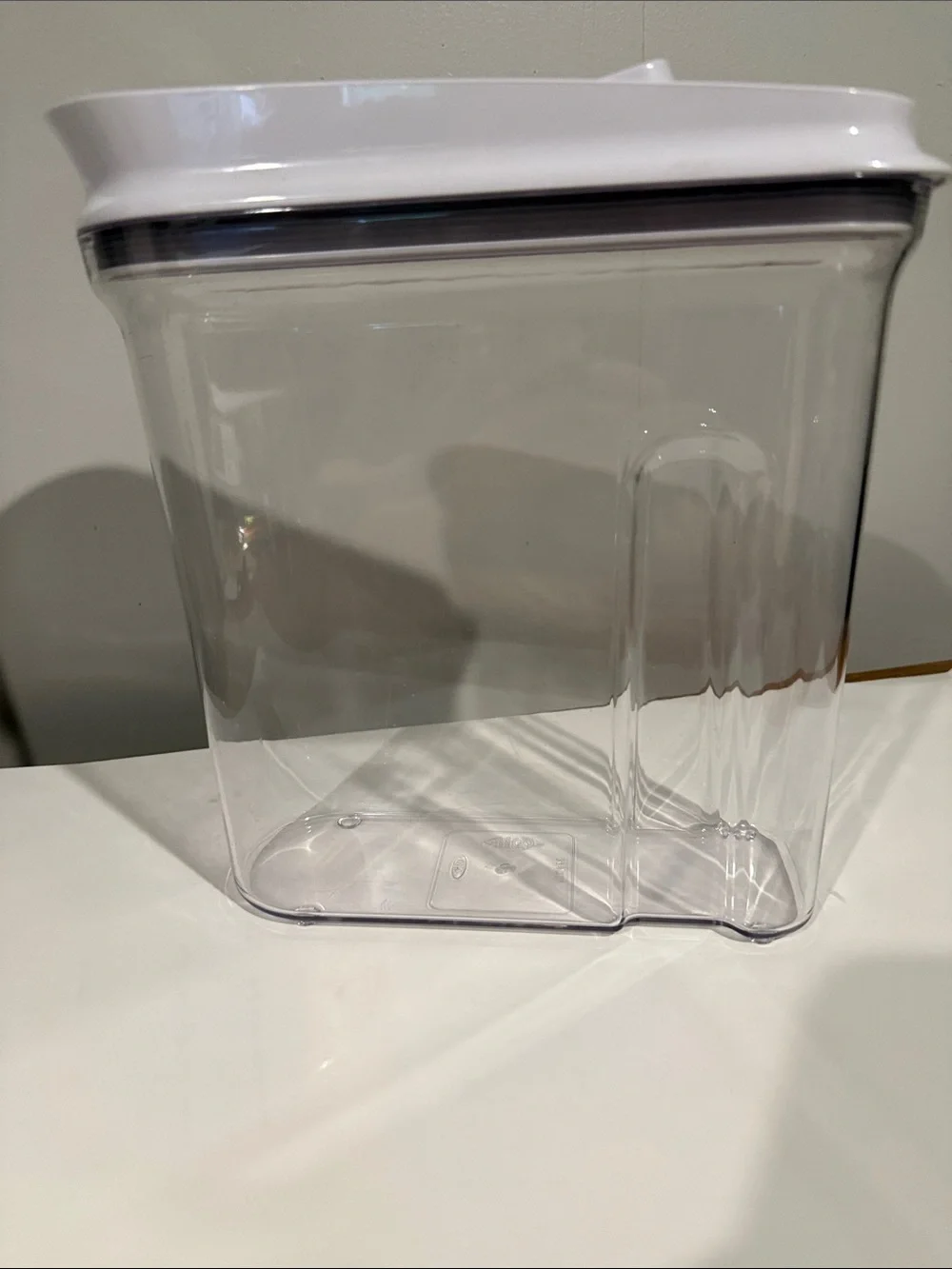 OXO White Lid Clear 3.4qt Food Storage Container - Home Kitchen